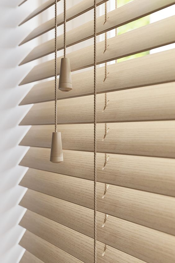 wood venetian blinds in Dubai